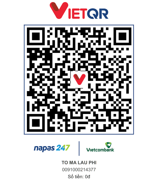 Mã VietQR Vietcombank TO MA LAU PHI